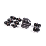 Radium Distribution Block 3 x 8AN ORB to 1 x 10AN ORB w/Fittings