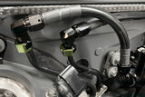 Radium SAE Female EFI Quick Connect to AN Male Low Profile Fitting- 3/8" SAE Female to 6AN Male 90 Degree