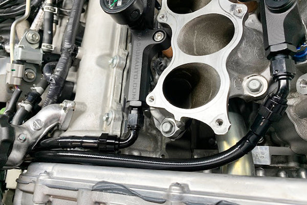 Radium Fuel Hanger Feed Kit w/Filter - Nissan GT-R R35- Stainless