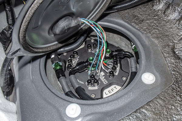 Radium Fuel Pump Hanger - Nissan R35 GT-R (Pump Model: Ti Automotive E5LM)