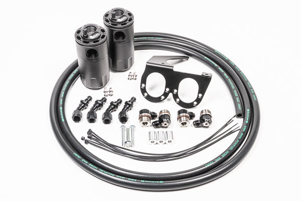 Radium Dual Catch Can Kit, CCV, Nissan R35 GT-R, Fluid Lock