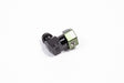 Radium SAE Female EFI Quick Connect to AN Male Low Profile Fitting- 3/8" SAE Female to 6AN Male 90 Degree
