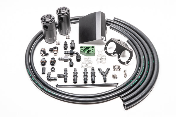 Radium Dual Fluid Lock Catch Can Kit LHD - Subaru WRX 01-14/STI 01-21
