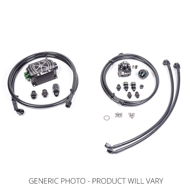 Radium Port Injection Plumbing Kit w/Filter - Audi R8 V10 06-15/Lamborghini Gallardo 08-13- Microglass - 6 Micron