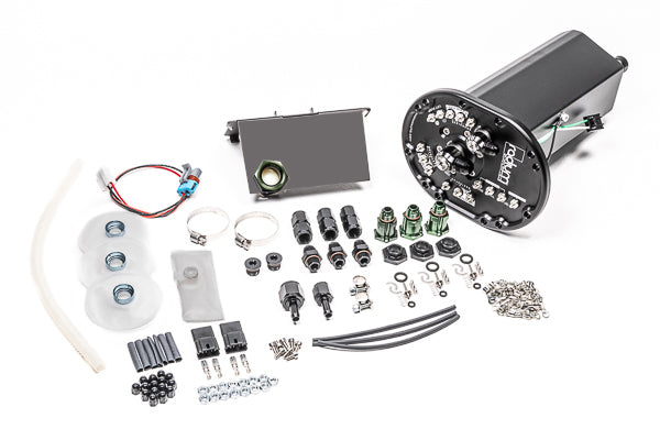 Radium Fuel Hanger Surge Tank - Mazda RX-7 FD (Pump Model: Ti Automotive E5LM)