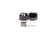 Radium V2 AN ORB to AN Male Flare Low Profile Swivel Banjo Fittings (6AN ORB SWIVEL BANJO TO 6AN FEMALE)