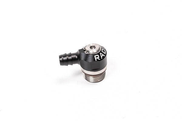 Radium V2 AN ORB to Hose Barb Low Profile Swivel Banjo Fittings- 8AN ORB SWIVEL BANJO TO 10MM BARB