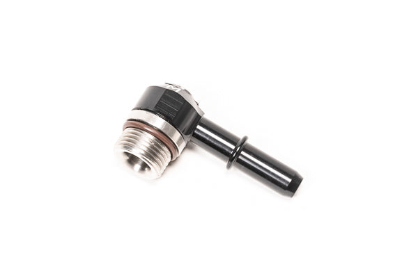 Radium V2 AN ORB to SAE Male EFI Quick Connect Low Profile Swivel Banjo Fitting- 8AN ORB Swivel Banjo to 10mm SAE Male