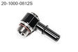 Radium V2 AN ORB to SAE Male EFI Quick Connect Low Profile Swivel Banjo Fitting- 8AN ORB Swivel Banjo to 12mm SAE Male