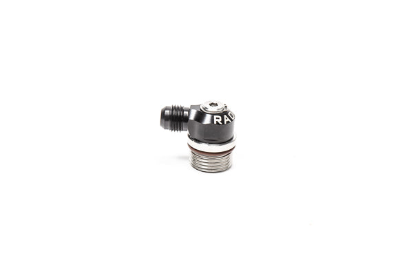 Radium V2 AN ORB to AN Male Flare Low Profile Swivel Banjo Fittings (10AN ORB to 6AN Male)