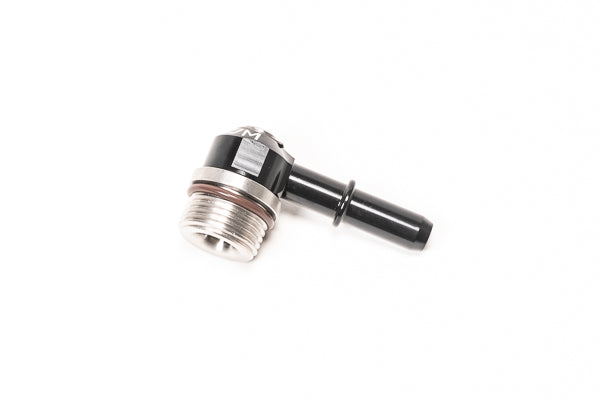 Radium V2 AN ORB to SAE Male EFI Quick Connect Low Profile Swivel Banjo Fitting- 10AN ORB Swivel Banjo to 10mm SAE Male