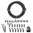 Radium Fuel Rail Kits suit Subaru EJ20/25- Fuel Rail Fittings: Straight Ends with 90 Degree Hose fittings, Fuel Press Reg:...