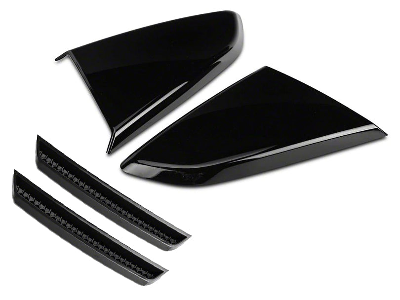 MP CONCEPTS | Quarter Window Scoops - Gloss Black - ModsDirect