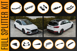 i30N Hatch PDE V6 FL2 2025 Full Lip Splitter Set - ModsDirect