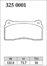 DIXCEL Rear Brake Pads – Nissan GT-R (R35)