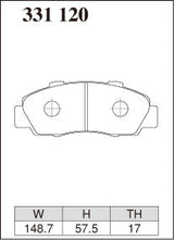 Dixcel Front Brake Pads – Honda Integra Type R DC2 (98 Spec)