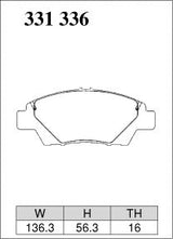 DIXCEL Front Brake Pads – Honda Jazz (GE/GK) CR-Z (ZF) - Daily / Street (M Type)