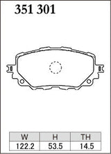 DIXCEL Front Brake Pads – Mazda MX-5 (ND) / Fiat 124 Spider (348)