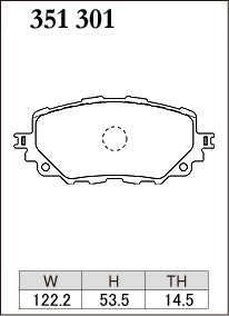 DIXCEL Front Brake Pads – Mazda MX-5 (ND) / Fiat 124 Spider (348) - Daily / Street (M Type)