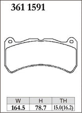 DIXCEL Front Brake Pads – Subaru WRX STI 2018+ 6-Piston (VAB)