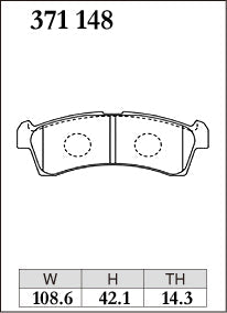 DIXCEL Front Brake Pads - Suzuki Alto (HA36V / HA36S / HA37S / HA97S)