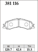 DIXCEL Front Brake Pads - Daihatsu Hijet (S321/S331/S500P) / Atrai Wagon (S700V/S710V) / Subaru Sambar (S321B/S331B) - Spirited / Track Day (ES Type)