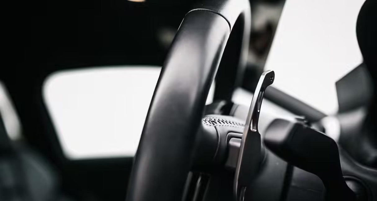 RacingLine S-Tronic Paddle Replacements – Audi models (RS3 Facelift, TTS/TTRS 2015>, R8 2015> B9 A4/S4/RS4 A5/S5/RS5)- Black