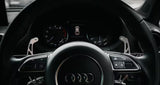 RacingLine S-Tronic Paddle Replacements – Audi models (RS3 Facelift, TTS/TTRS 2015>, R8 2015> B9 A4/S4/RS4 A5/S5/RS5)- Silver