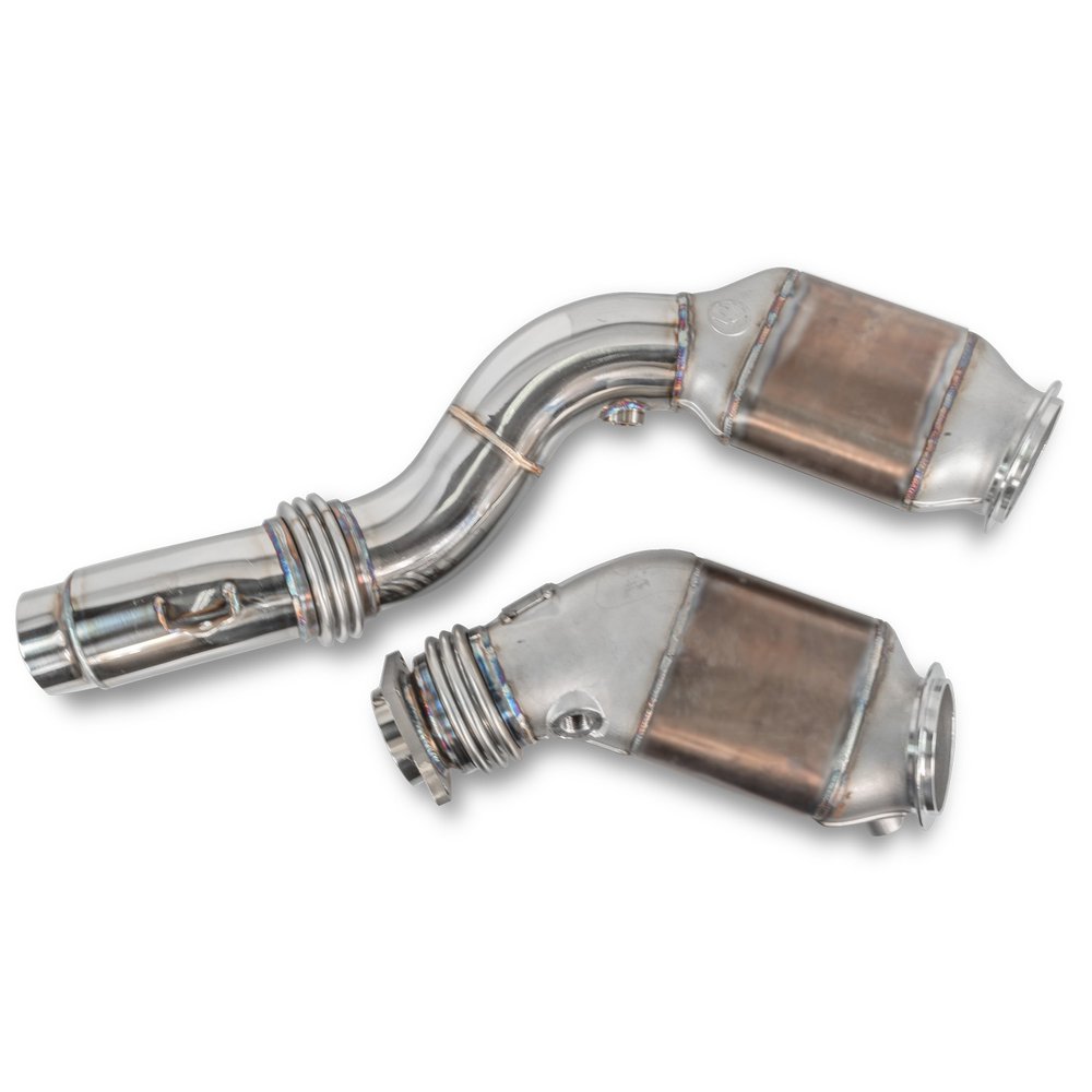 Wagner Tuning Downpipe-Kit BMW M2/M3/M4 F80/82/83/87 200CPSI EU6 - ModsDirect