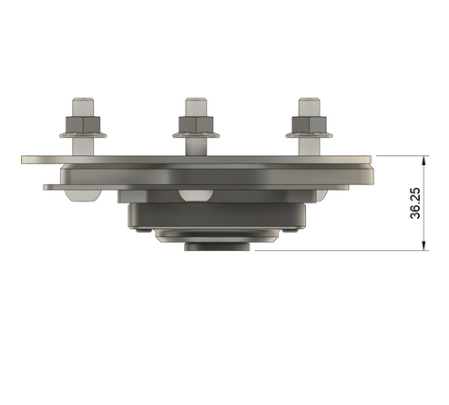 Millway Camber caster plates adjustable BMW E24 E28 E30 E34 (For racing suspension without Spring Plate)