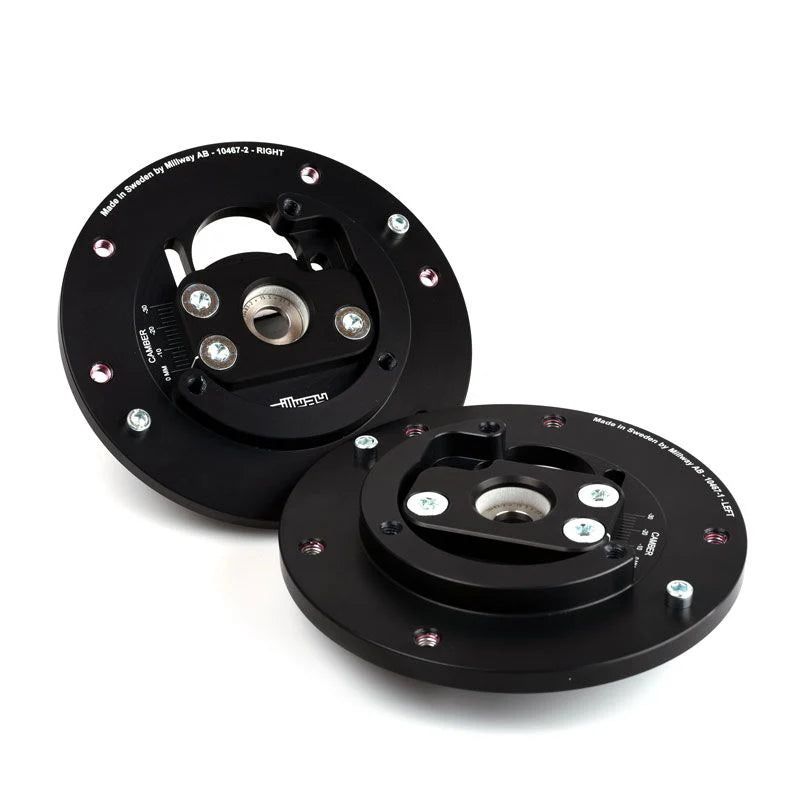 Millway | Street Hybrid Camber Plates – BMW F2x, F3x with M4 Aluminium Strut Bar