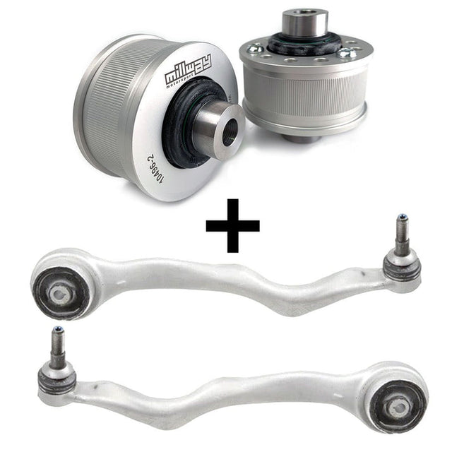 Millway Front Tension Strut / Thrust Arms with Street bushings BMW F20 F30 2wd Lemförder