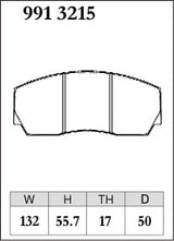 Dixcel Brake Pads – Brembo Pista 4-Piston / AP Racing CP3307 / CP3720 / CP5000 / CP5040 / CP5200
