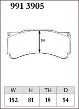 DIXCEL Brake Pads – Brembo Pista / Alcon CAR89 / Alcon TA6+ / AP CP9660 (18mm)