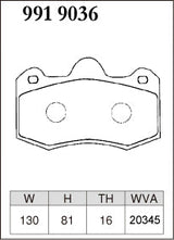 Dixcel Front Brake Pads – Lotus Evora / Exige / McLaren MP4-12C / Morgan Aero / Noble M12