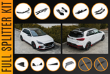 i30N Hatch PDE V6 FL2 2025 Full Lip Splitter Set - ModsDirect