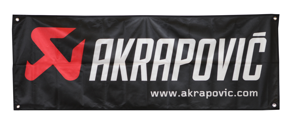 Akrapovic Flag (140 x 52) - ModsDirect