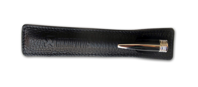 Akrapovic Leather Pencil Sleeve - Black - ModsDirect