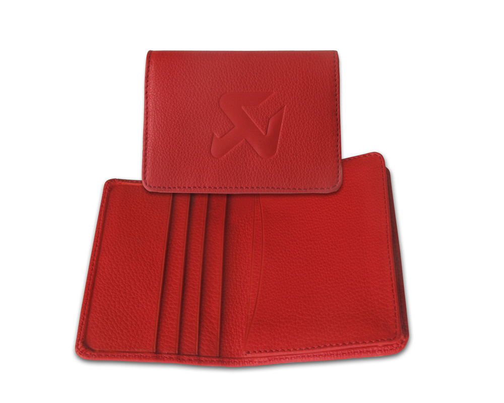 Akrapovic Business Card Holder - Red - ModsDirect