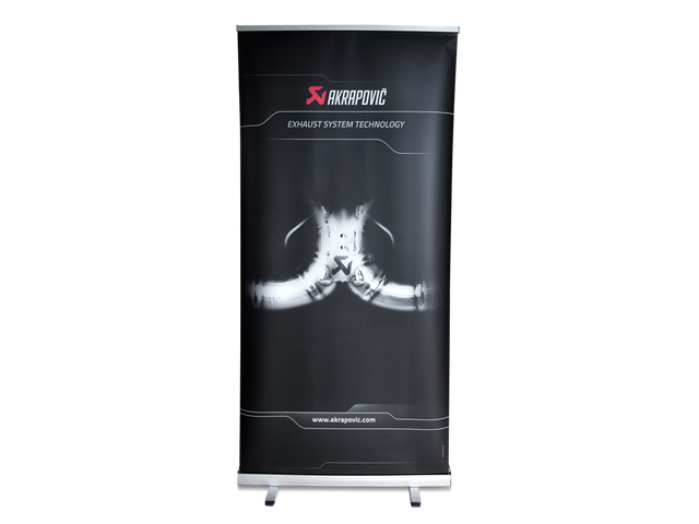Akrapovic Pull Up Banner MC and Car - ModsDirect