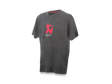 Akrapovic Mens T-shirt - Logo - Grey S - ModsDirect