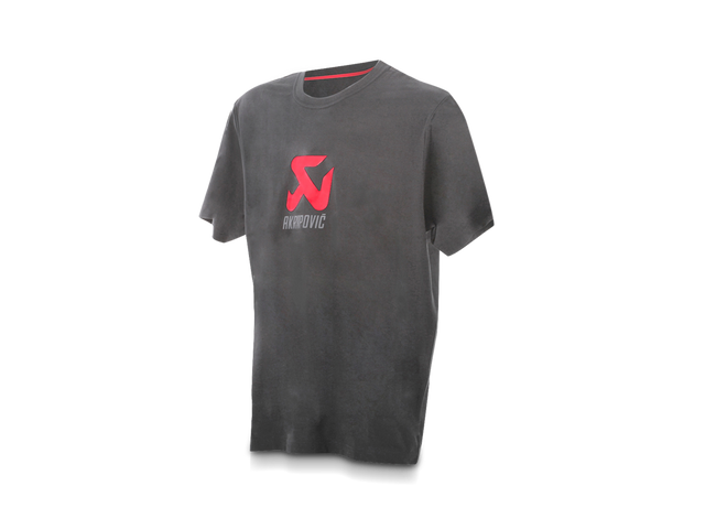 Akrapovic Mens T-shirt - Logo - Grey XL - ModsDirect