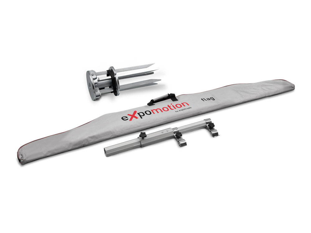 Akrapovic Self-standing flag Set with tent flag kit - ModsDirect