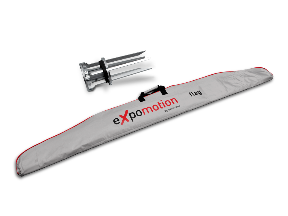 Akrapovic Self-standing flag set - ModsDirect