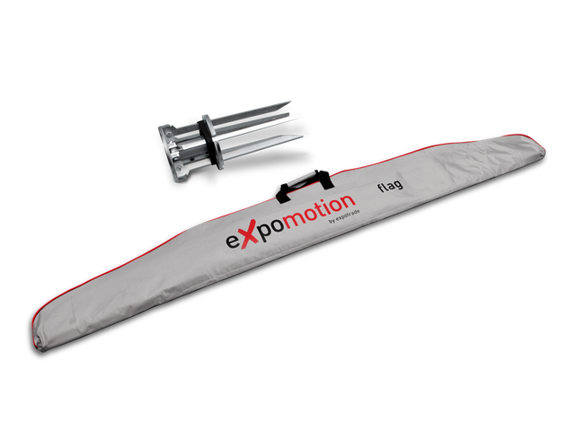 Akrapovic Self-standing flag set - ModsDirect