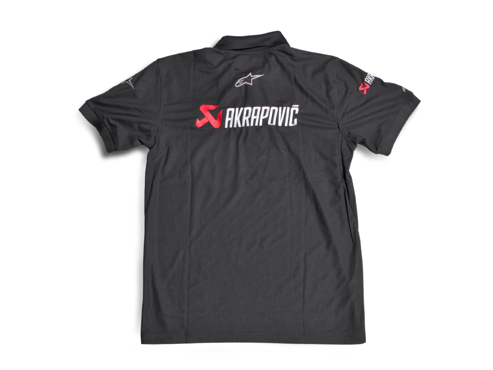Akrapovic Mens Alpinestars Poloshirt - XS - ModsDirect