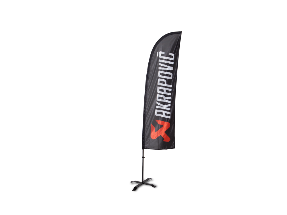 Akrapovic Self standing beach Flag Set - Small - ModsDirect