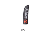 Akrapovic Self standing beach Flag Set - Small - ModsDirect