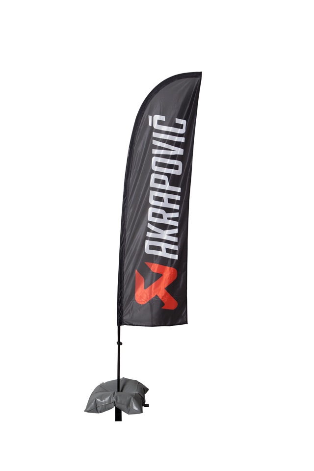 Akrapovic Self standing beach Flag Set - Small - ModsDirect