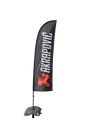 Akrapovic Self standing beach Flag Set - Small - ModsDirect